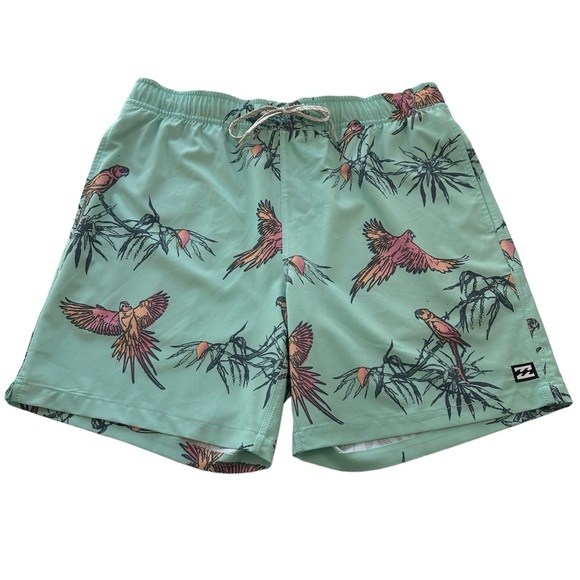 Billabong Sundays Layback Volleys Boardshorts Mint NWOT Men’s Size Medium - Picture 1 of 12